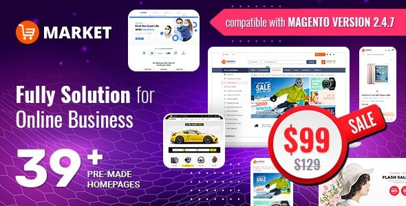 Market – Premium and Optimized Magento Theme