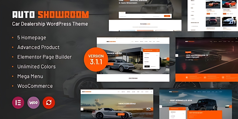 Auto Showroom – Car Dealership WordPress Theme
